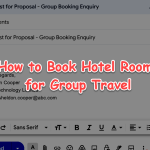 [Step-by-step] How to book hotel rooms for group travel | 2023 Guide