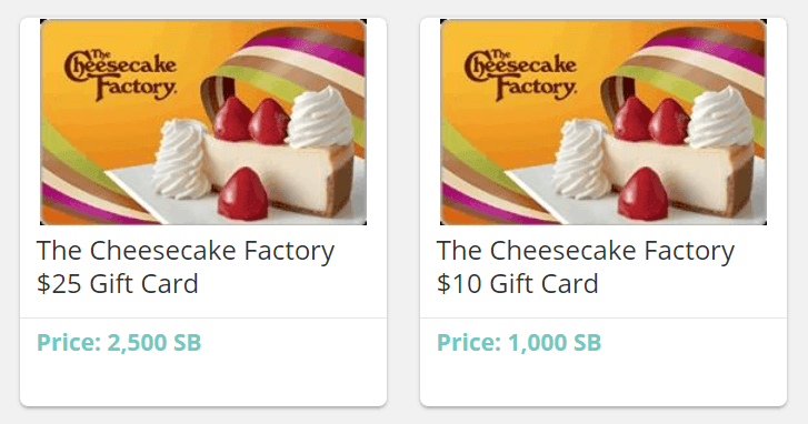 The Cheesecake Factory Gift Card for free