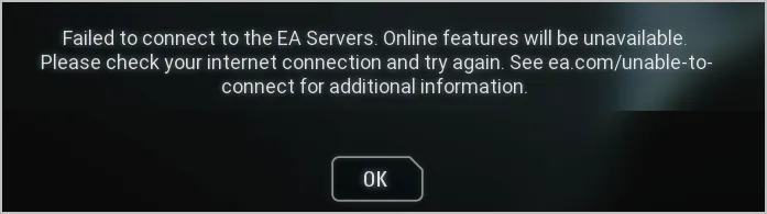 How to Fix EA Unable to connect