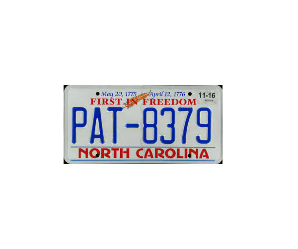 North Carolina License Plate Lookup (2023)
