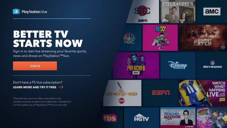 PlayStation Vue Not Working [SOLVED]